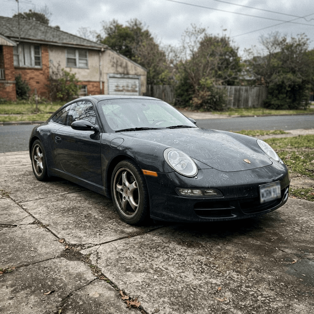 Porsche 911 before Ceramic Coating in Covington