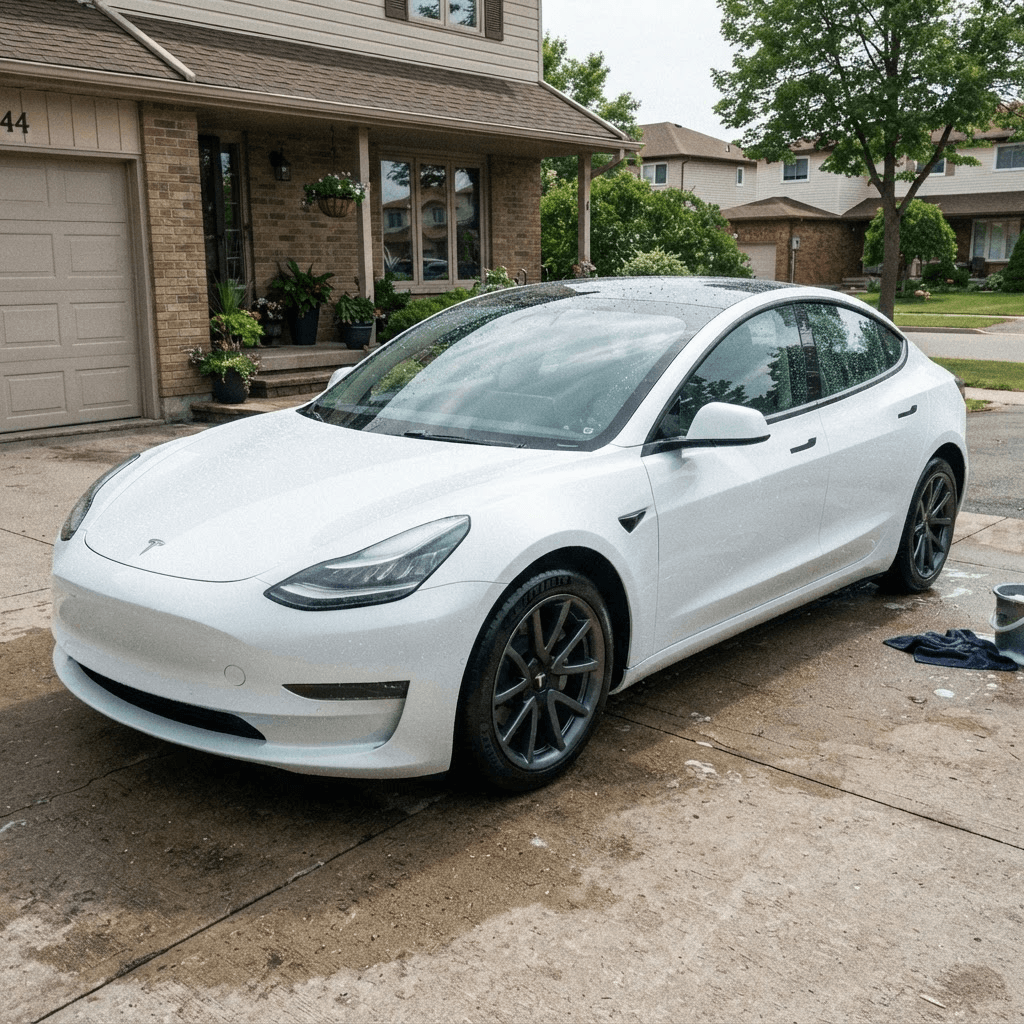 Tesla Model 3 after Premium Detail in Covington