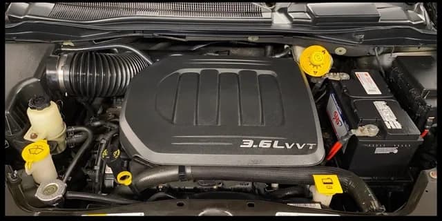 Same 3.6-liter engine bay after specialty cleaning