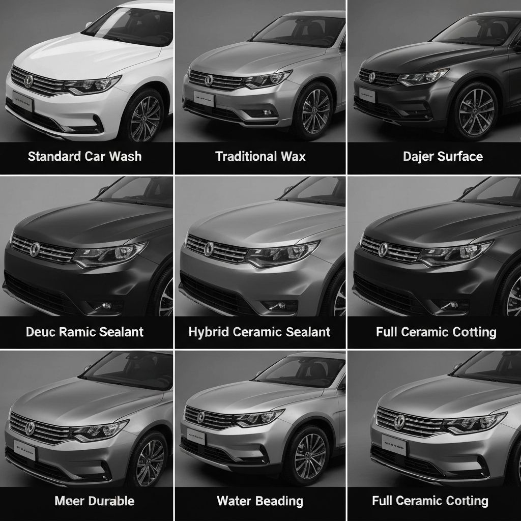 Car Wax vs Sealant vs Ceramic Coating: Complete Comparison Guide