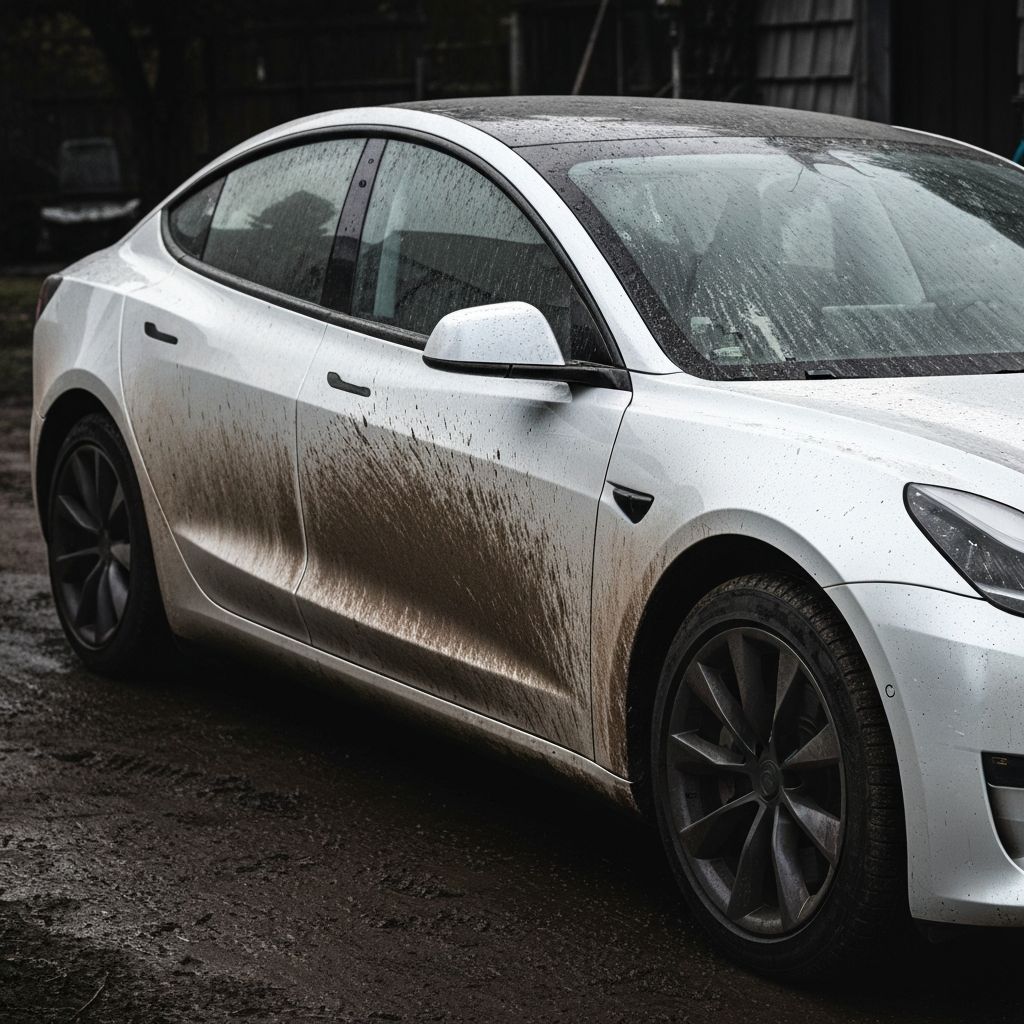 Tesla Model 3 before Premium Detail