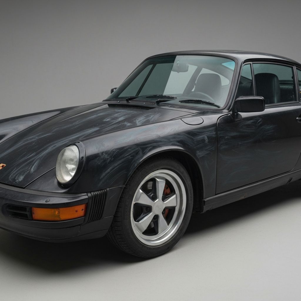 Porsche 911 before Ceramic Coating