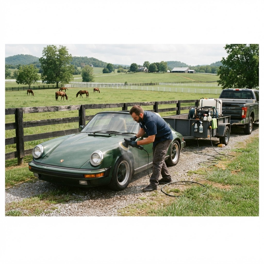 Mobile car detailing service setup serving Lexington, KY