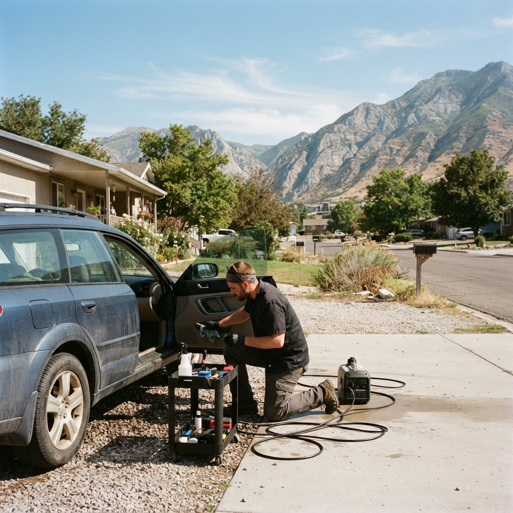 Mobile car detailing service setup serving Provo, UT