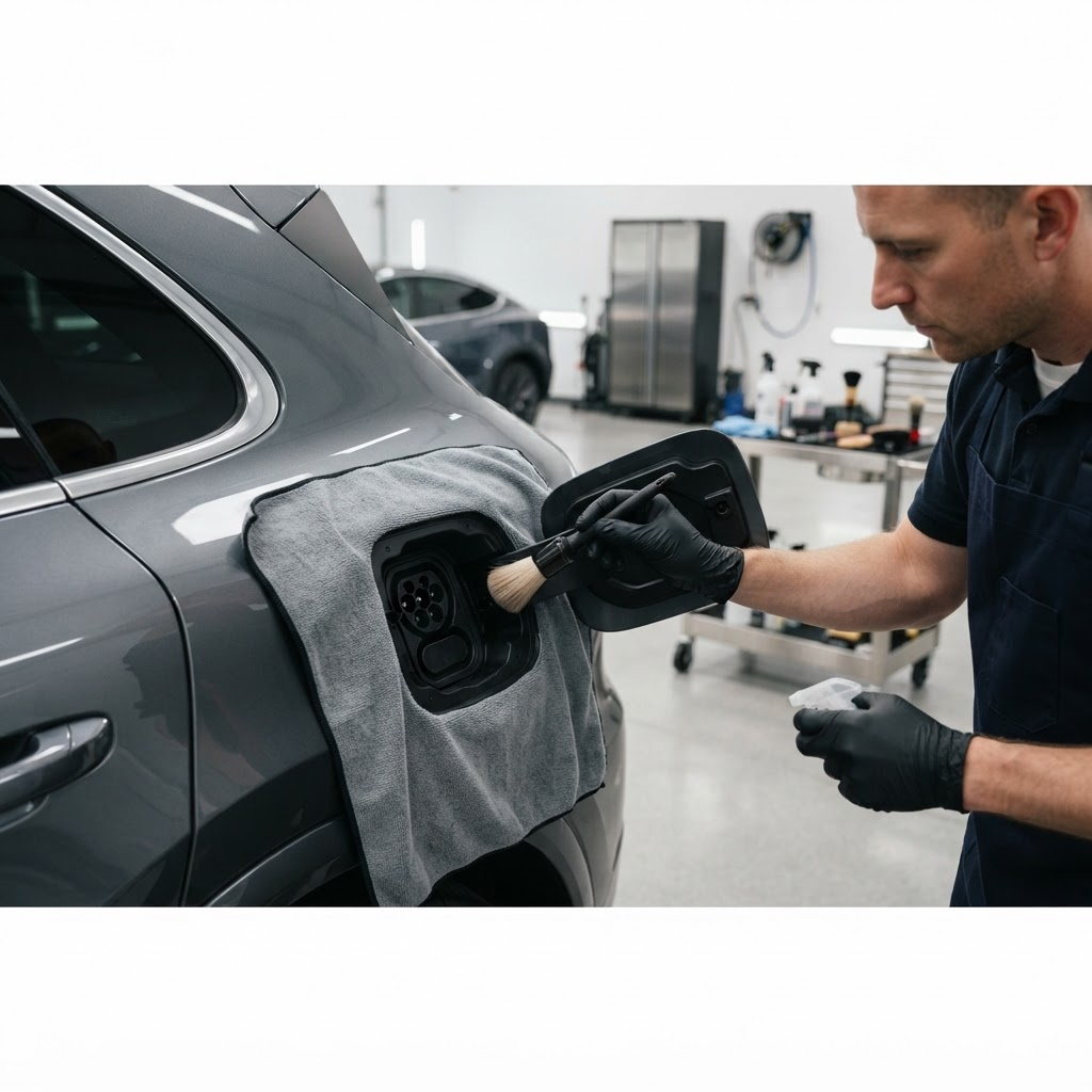 EV Detailing Guide — professional vehicle-care photography