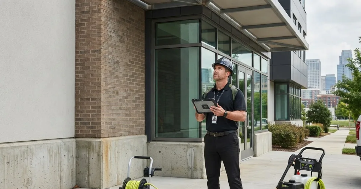 Soft Washing vs. Pressure Washing Commercial Buildings